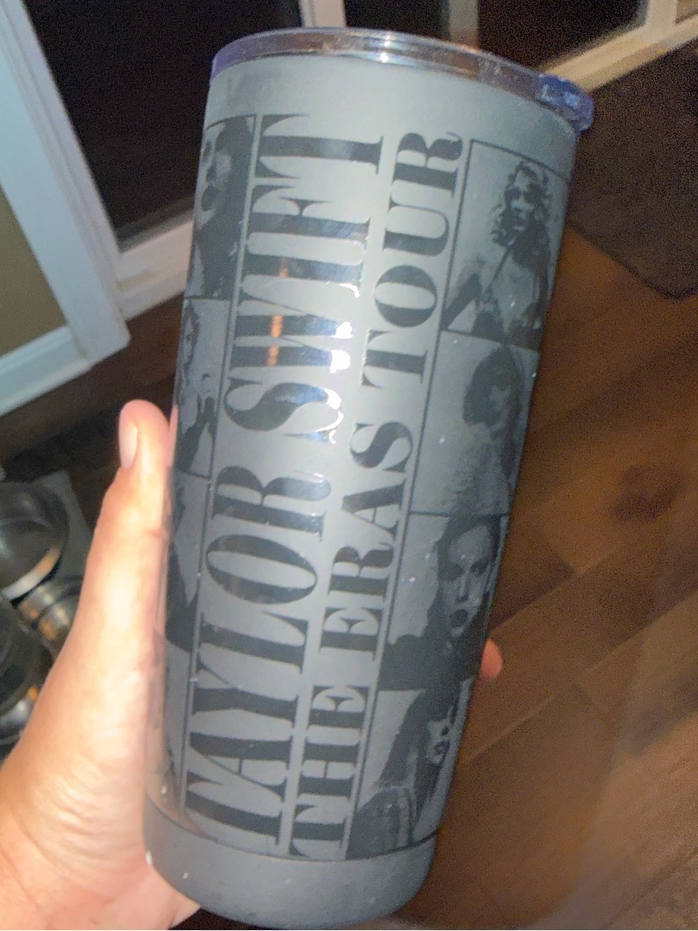 Taylor swift The Eras Tour black tumbler